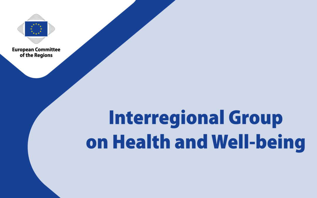 CoR Interregional Group on Health and Wellbeing (IRGHW) – Constitutive meeting