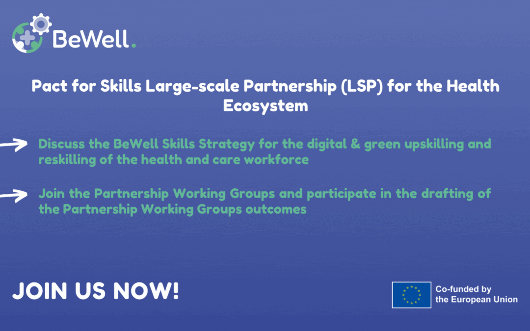 Join now the Pact for Skills: Large-Scale partnership for the health ecosystem