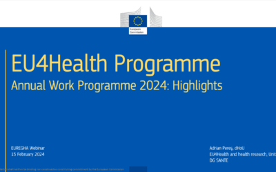 EU4Health Programme – 2024: Info session for EUREGHA members